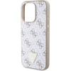 Чохол Guess 4G Triangle Metal Logo для iPhone 15 Pro White (GUHCP15LPG4GPH)