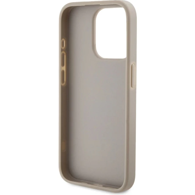 Чохол Guess 4G Triangle Metal Logo для iPhone 15 Pro White (GUHCP15LPG4GPH)