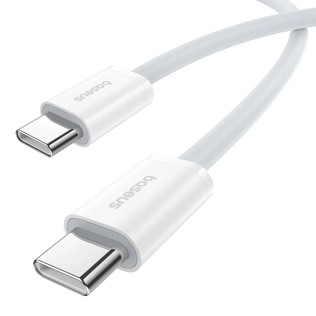 Кабель Baseus Superior Series ll USB-C to USB-C 30W 480Mb/s 1m White (P10365200211-00)