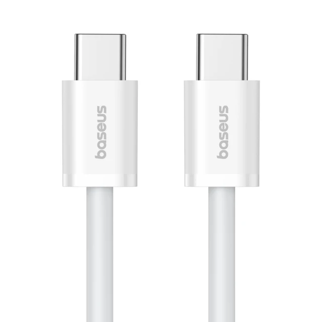 Кабель Baseus Superior Series ll USB-C to USB-C 30W 480Mb/s 1m White (P10365200211-00)
