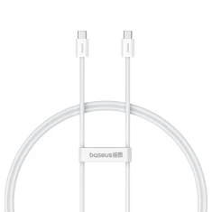 Кабель Baseus Superior Series ll USB-C to USB-C 30W 480Mb/s 1m White (P10365200211-00)