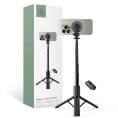 Універсальний штатив Tech-Protect L06S Bluetooth Selfie Stick Black with MagSafe (5906203691241)