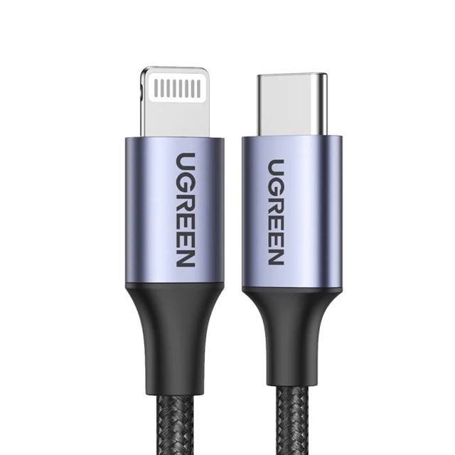 Кабель Ugreen USB-C to Lightning PD 18W 1m (6957303867592)