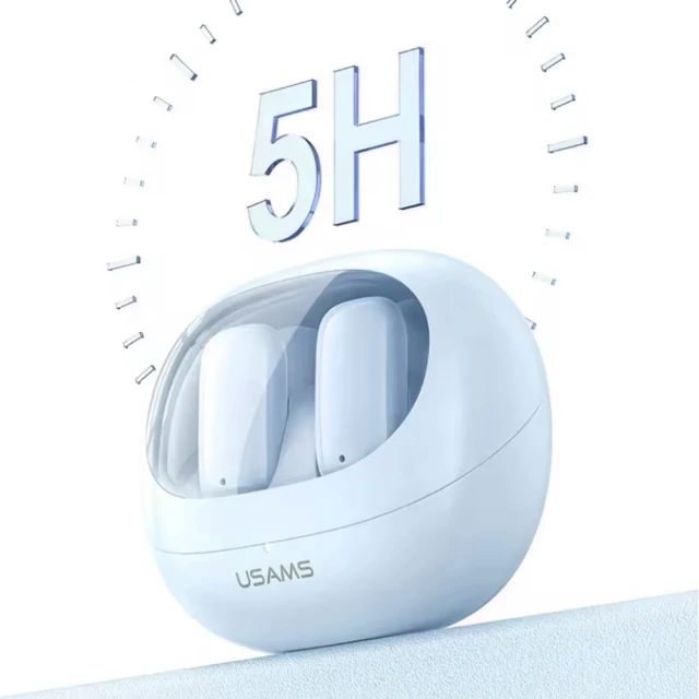 Беспроводные наушники Usams TD22 TD series TWS BT5.3 Blue (BHUTD02)