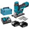 Вирізувач маятниковий Makita 18В, регульований/обороти, безщіточний, 2x3Ач (DJV185RFJ)