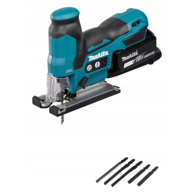 Вирізувач маятниковий Makita 18В, регульований/обороти, безщіточний, 2x3Ач (DJV185RFJ)