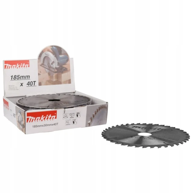Диск пиляльний Makita 185х30 40 зубів з напайками комплект 10 шт (D-52607-10)