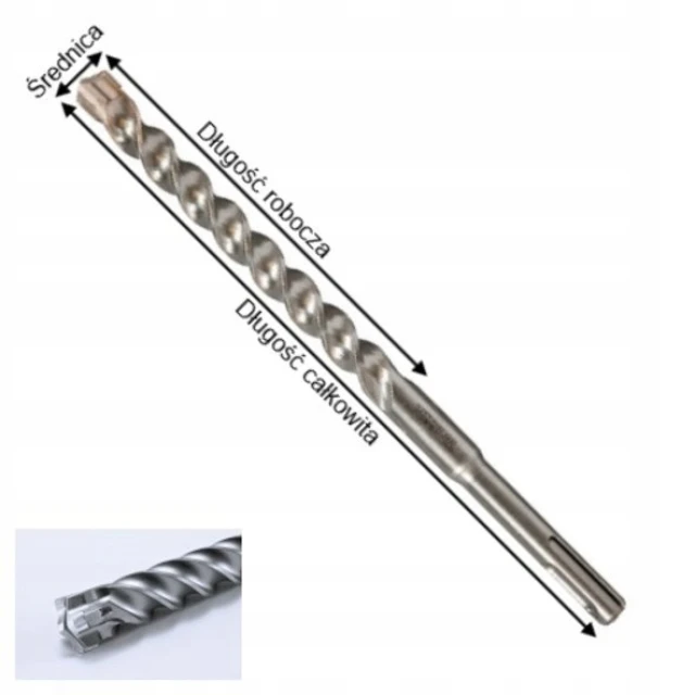 Свердло бетону SDS+ Makita 6x165 мм 4-ріжа 4-спіраль Nemesis (B-57978)