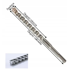 Свердло бетону Makita 6,5x165 мм SDS+ 4-гранне 4-спіральне Nemesis (B-58023)