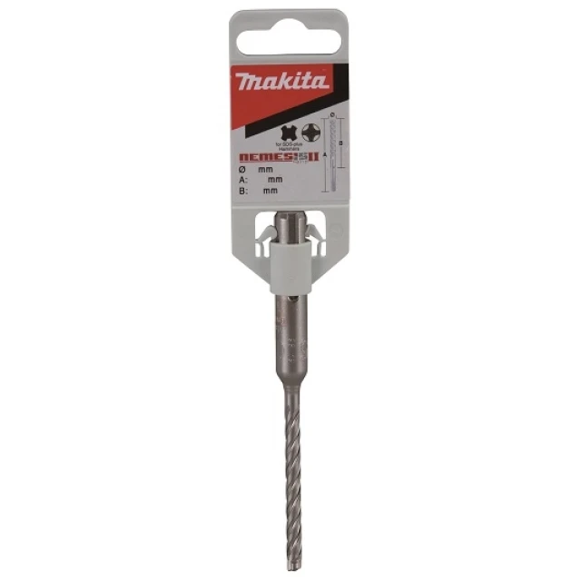 Свердло для бетону Makita 9х165 SDS+ 4-гранне 4-спіральне (B-58176)