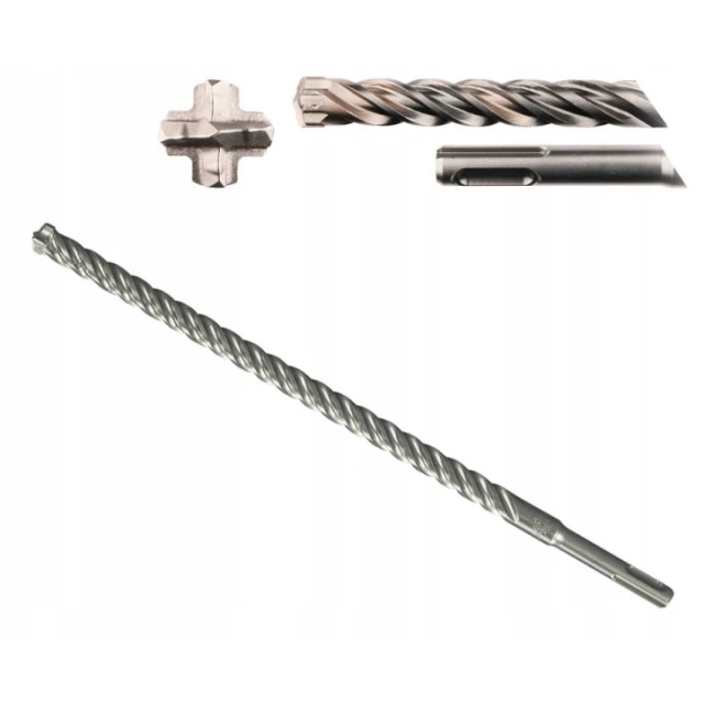 Свердло бетону Makita 14x600 мм SDS+ 4-гране 4-спіраль (E-14685)