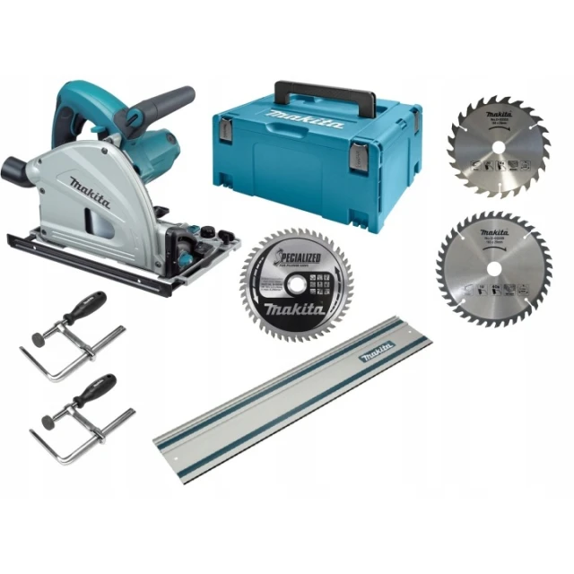 Циркулярна пила Makita 165 мм 1300 Вт MAKPAC (0088381638999)