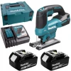 Вирізувач Makita 18V 2x5Ah регульований оберти MAKPAC (DJV184RTJ)
