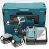 Шуруповерт Makita 18V ударний 54Nm BRUSH 2x3Ah MakPac (DHP484RFJ)