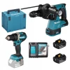 Набір Шуруповерт Makita DDF484 + Перфоратор DHR243 2x5Ah (DLX2191TJ)