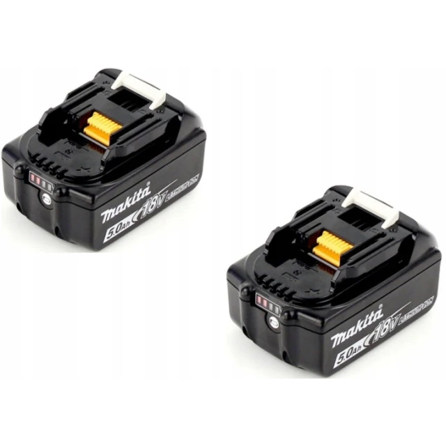 Шліфмашина кутова Makita 125 мм 18V 2x5Ah BRUSHLESS регульована (DGA511RTJ)