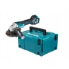 Шліфмашина кутова Makita 125 мм 18В BL, регульована швидкість обертання, MakPac (0088381853903)