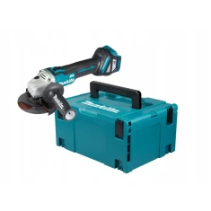 Шліфмашина кутова Makita 125 мм 18В BL, регульована швидкість обертання, MakPac (0088381853903)