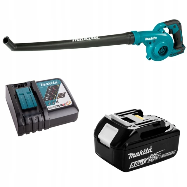 Повітродув акумуляторний Makita 18V 1x5Ah 3-швидкості (0088381897952)