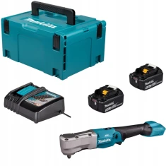 Гайковерт ударний кутовий Makita 530Nm 2x5Ah MAKPAC (DTL302RTJ)