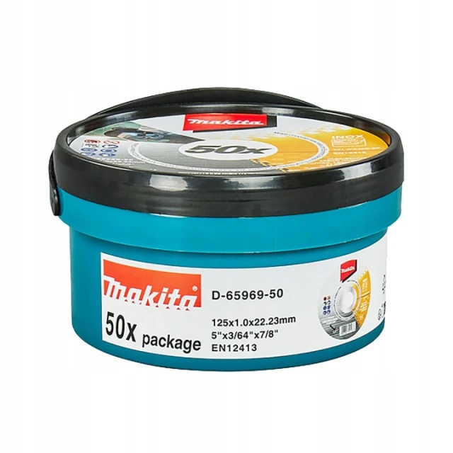 Диск для металу Makita 125x1 мм, комплект 50 шт (D-65969-50)
