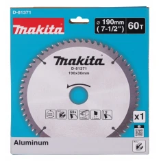 Диск пиляльний Makita 190x60z x30 мм з твердосплавними зубами (D-81371)