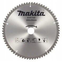 Диск пильний Makita 260x70z x30 для алюмінію (D-81723)