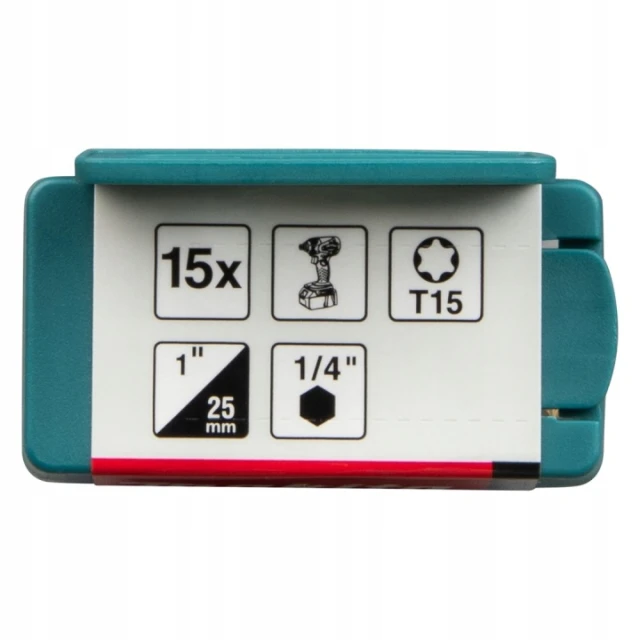 Біта ударна Makita T15 x 25 мм 15 шт (E-25943)