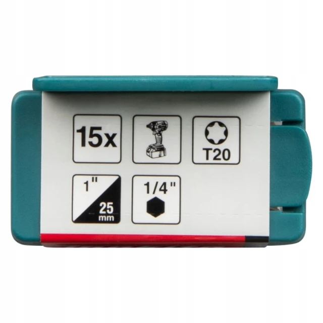 Біта ударна Makita T20 x 25 мм 15 шт (E-25959)