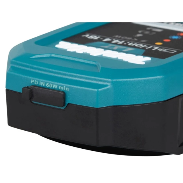Зарядний пристрій Makita DC18SJ USB + кабель PD + адаптер ADP14 (0197050372581)