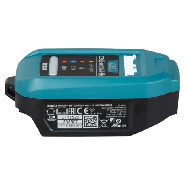 Зарядний пристрій Makita DC18SJ USB + кабель PD + адаптер ADP14 (0197050372581)