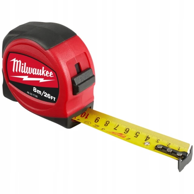 Рулетка вимірювальна SLIM Milwaukee 8 м 25 мм (48227726)