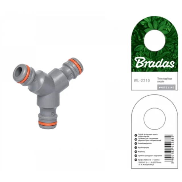 Трійник Bradas White (05904182442885)