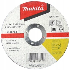 Диск абразивный по металлу Makita 115x1,2 мм INOX (D-18764)