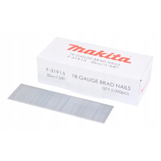 Цвяхи штифти Makita 90° 18GA 1x35 мм 5 тис. (F-31915)