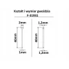 Цвяхи штифти Makita 90° 18GA 1x40 мм 5 тис. (F-31931)