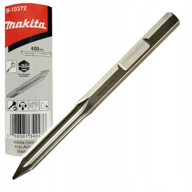 Долото-молоток шестигранное HEX Makita 28,6 мм 400 мм (B-10372)