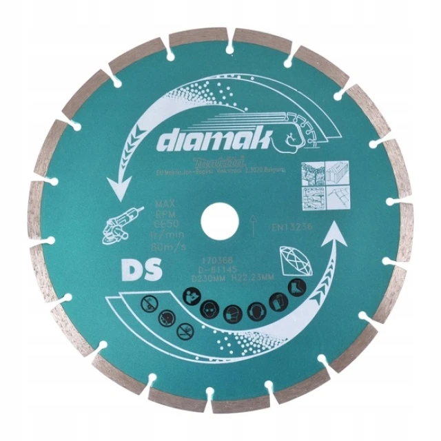 Диск алмазний сегментний Rapide Makita 230х22,2 мм (B-12968)
