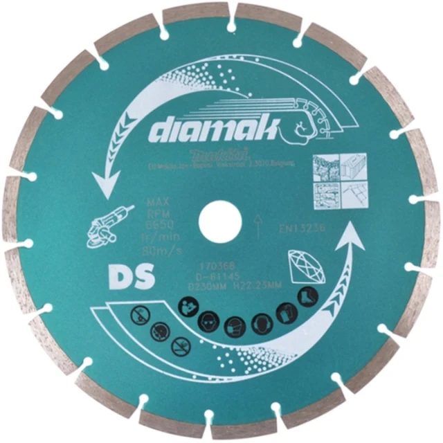 Диск шліфувальний по металу Makita 230x6,0 A24R (B-21141)