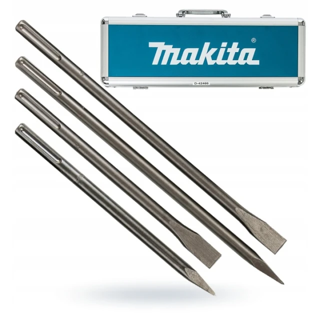 Набор долот с хватом SDS MAX Makita 4 шт (D-42466)