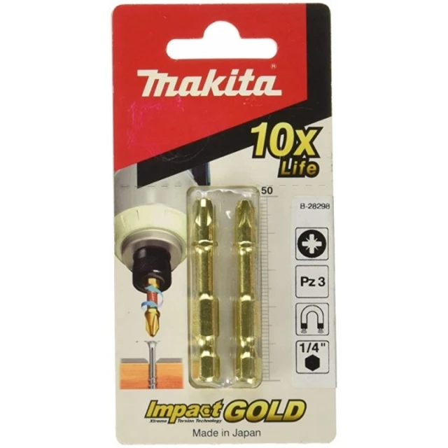 Біта Makita PZ3 x 50 мм Impact Gold (B-28298)