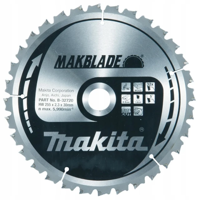 Диск пильний Makita 255x32z x30 (B-32720)