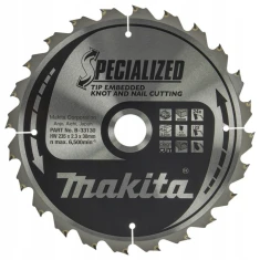 Діск пиляльний Makita 235x24z x30 для деревини з твердосплавом (B-33130)