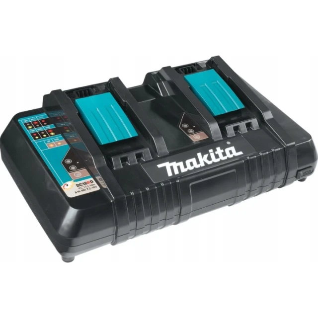Зарядний пристрій Makita DC18RD + 4 акумулятори 5,0 Ah BL1850B MAKPAC 3 (088381463164)
