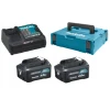 Зарядний пристрій Makita DC10SB + 2 акумулятори BL1041B 4Ah MAKPAC 1 (088381463522)