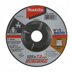 Диск по металлу Makita 125x7,2 мм INOX (B-56384)