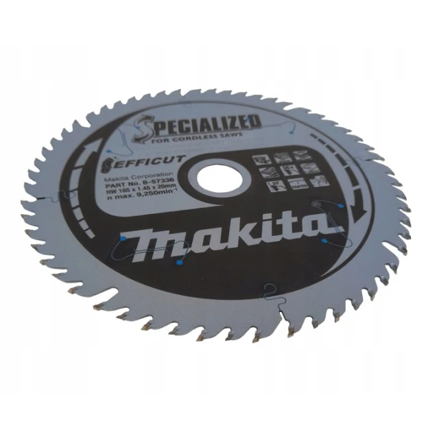 Диск пиляючий Makita 165x56z x20 з видіями EFFICUT (B-57336)