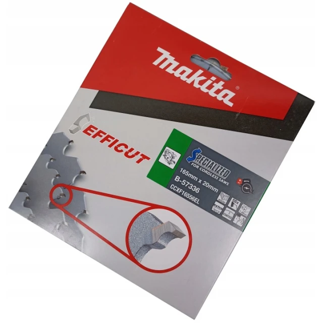 Диск пиляючий Makita 165x56z x20 з видіями EFFICUT (B-57336)