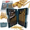 Набір свердел по металу Makita 1-10 мм 19 шт HSS-TIN (B-67795)