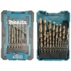 Набір свердел по металу Makita 1-10 мм 19 шт HSS-CO (D-67561)